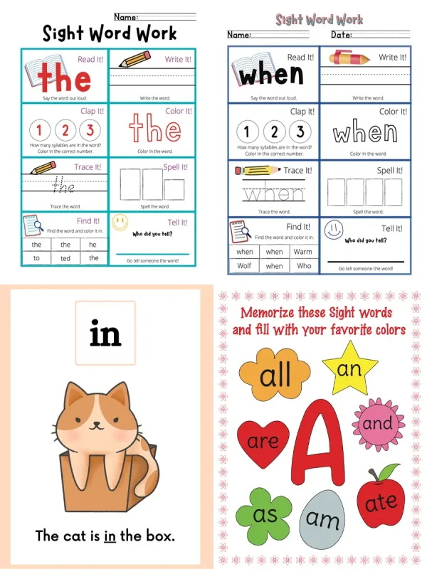 Sight Word Mastery Mega Pack – 1,121 Pages of Games, Flashcards, and Tracing Fun - Image 2
